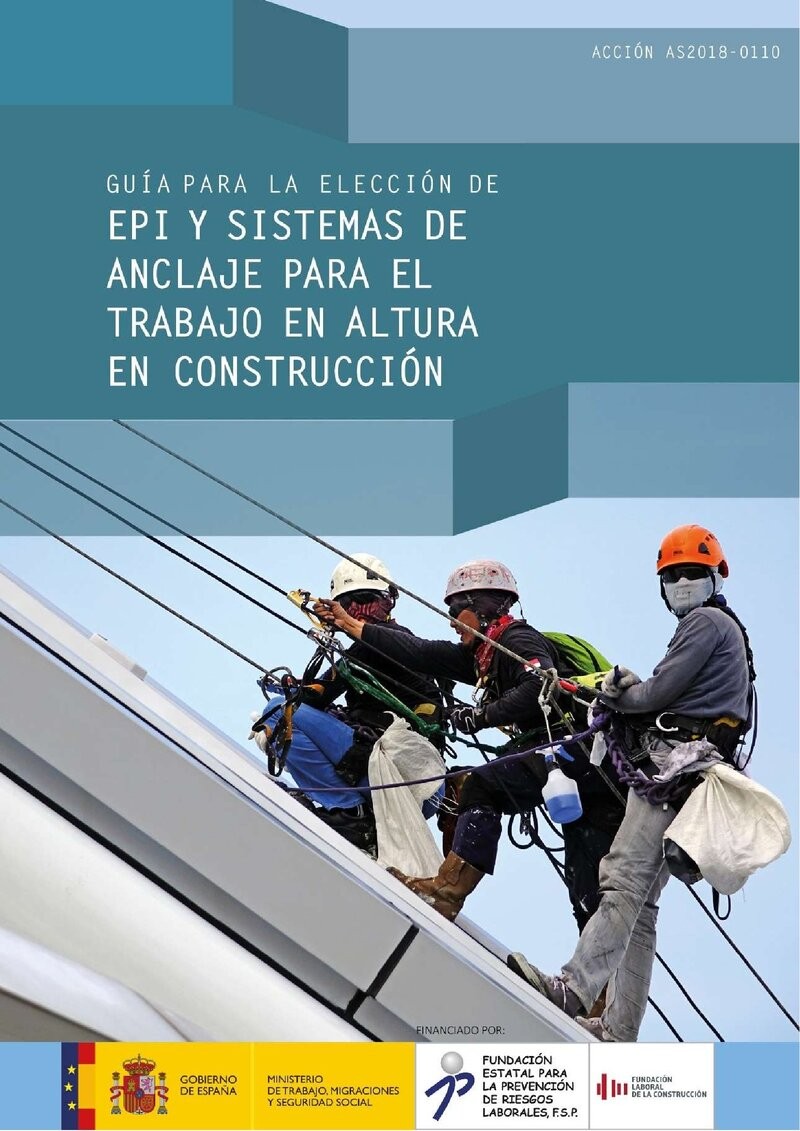 Manual sobre EPI y sistemas de anclaje para trabajos en altura.