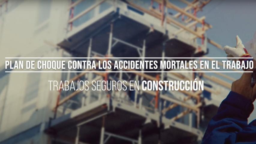 Las caídas en altura, el principal foco del Plan de choque contra los accidentes mortales en la construcción del Ministerio de Trabajo