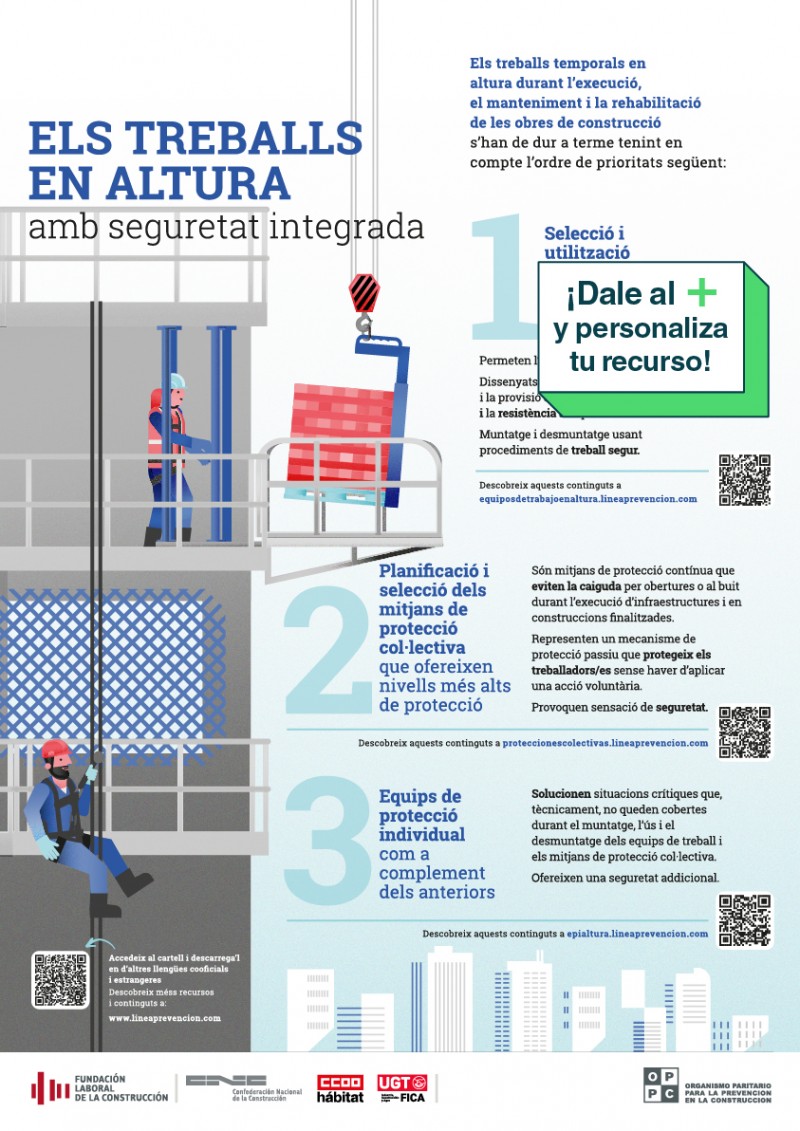 Seguridad en los trabajos temporales en altura (catalán)