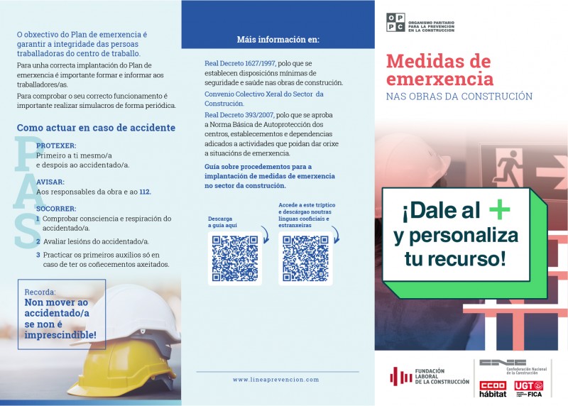 Medidas de emergencia en obras de construcción (gallego)