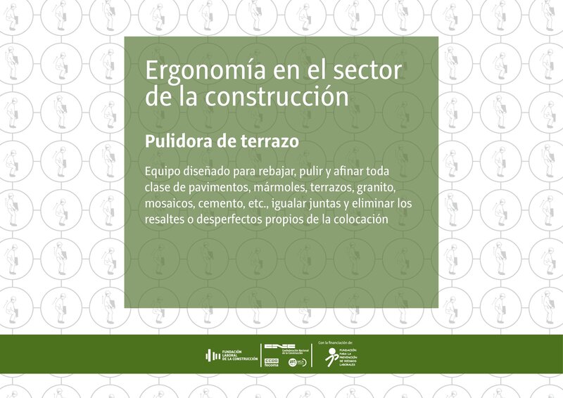 Riesgos ergonómicos. Pulidora de terrazo.