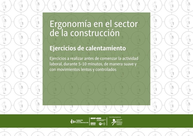 Ficha informativa. Ejercicios de calentamiento en construcción.