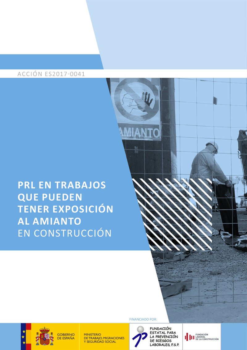 Prevención de riesgos en trabajos con  amianto en construcción.