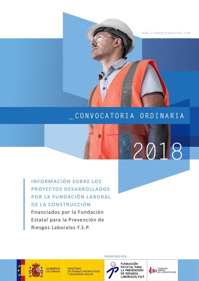 Proyectos de seguridad y salud realizados por la FLC en 2018.